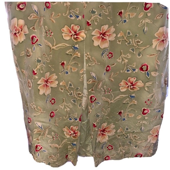 YL by Yair Floral Long Buttons Up Dress Size 10 - Picture 3 of 6